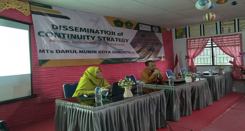 RIHLAH MADRASAH DI MTs DARUL MUBIN KOTA GORONTALO TAHUN 2022