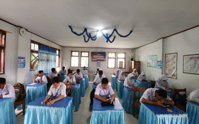 MTs Darul Mubin Gelar Penilaian Sumatif Akhir Semester untuk Kelas VII dan VIII