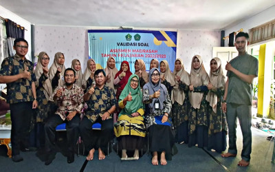 Validasi Soal Asesmen Madrasah Tahun Pelajaran 2022/2023 oleh Tim Pengawas Kemenag Kota Gorontalo